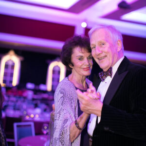 couple dancing in formal attire